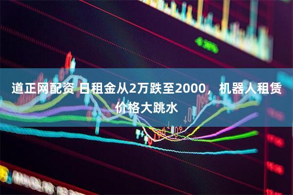 道正网配资 日租金从2万跌至2000，机器人租赁价格大跳水